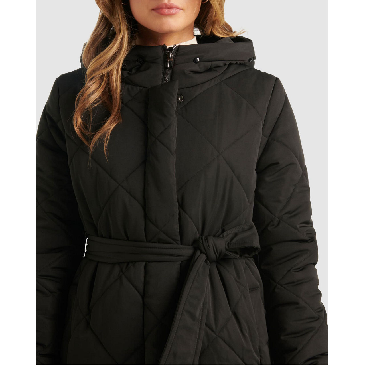 Tessa Quilted Longline Puffer Jacket