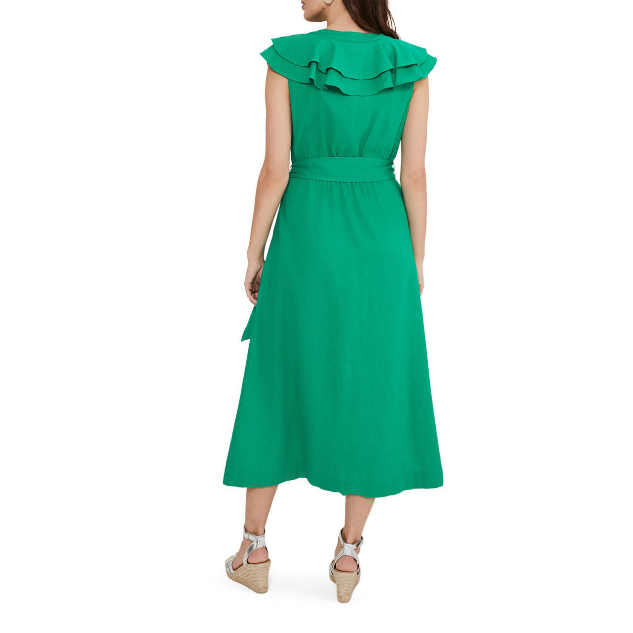 PHASE EIGHT Jamilla Linen Midi Dress