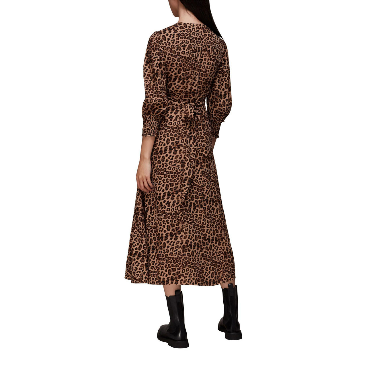 SHIRRED RELAXED FIT DRESS JUNGLE DREAMING