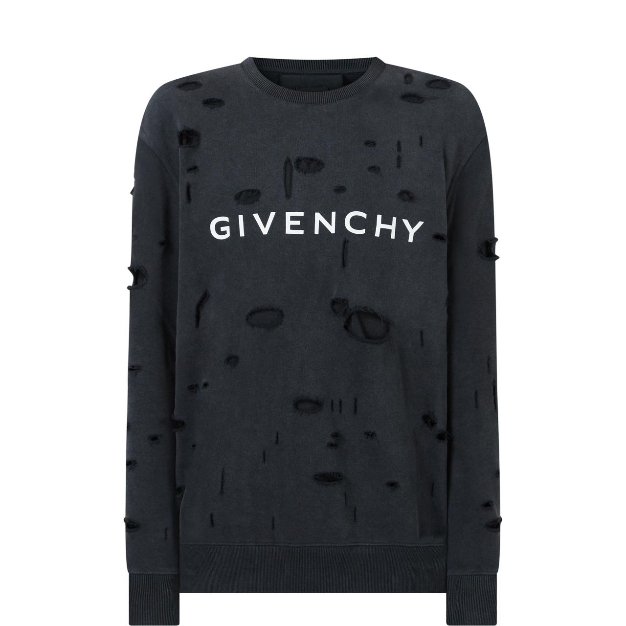 Givenchy crew 2025 neck distressed