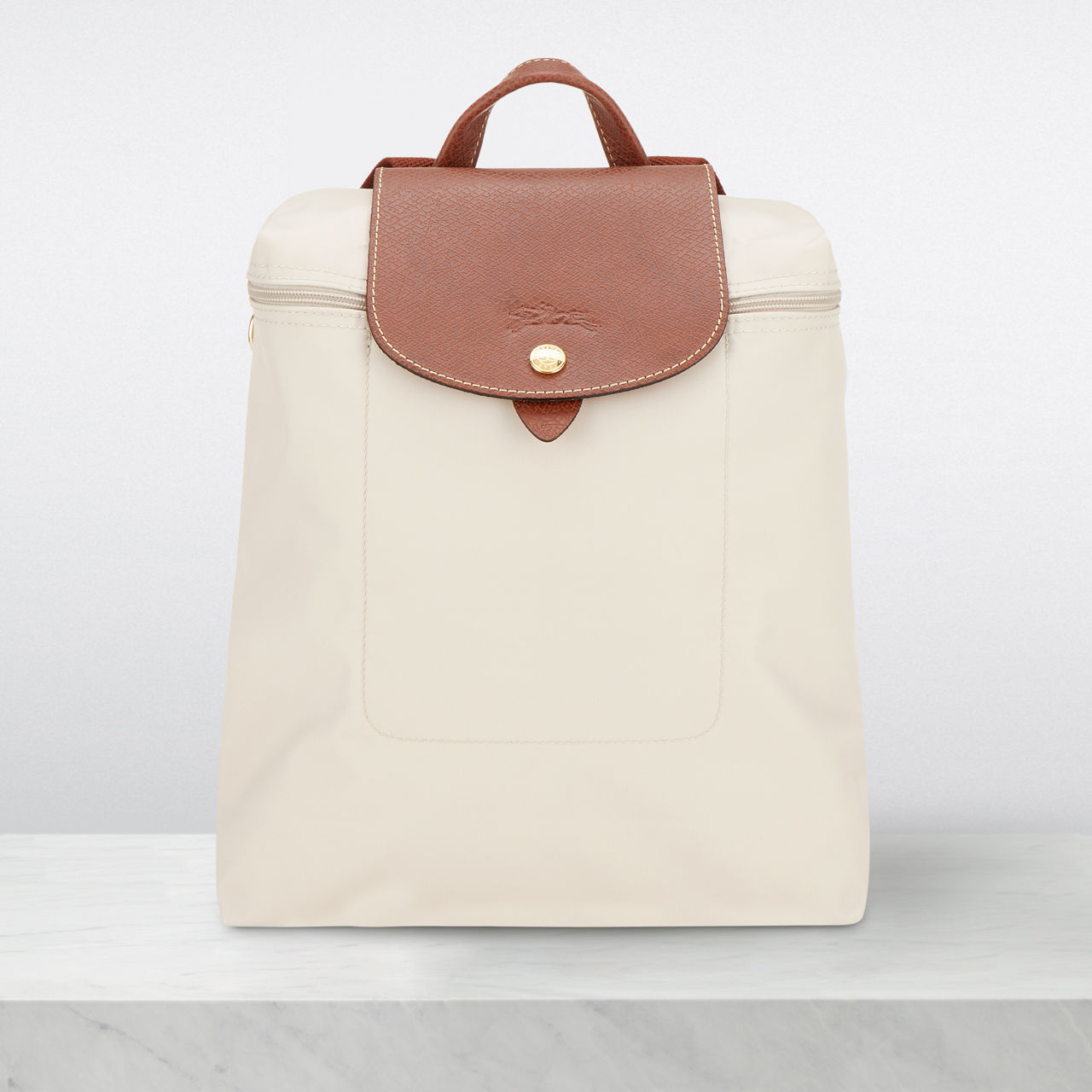 Longchamp beige backpack hot sale