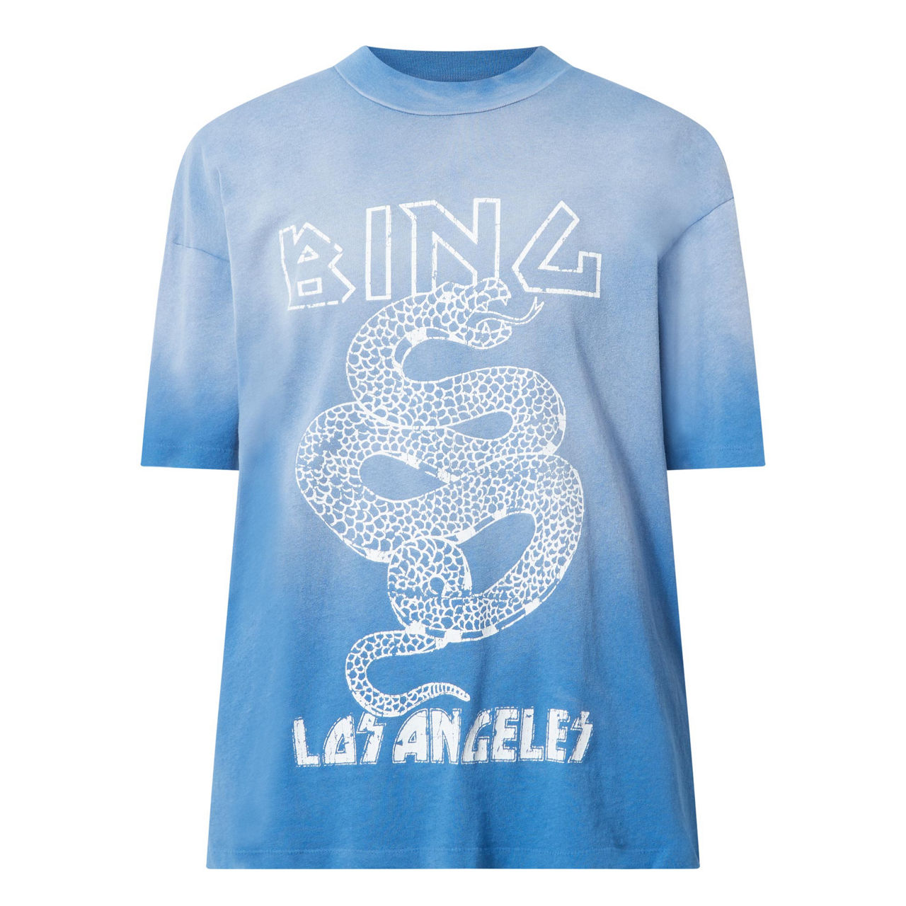 ANINE BING Ashton Snake Crew Neck T Shirt