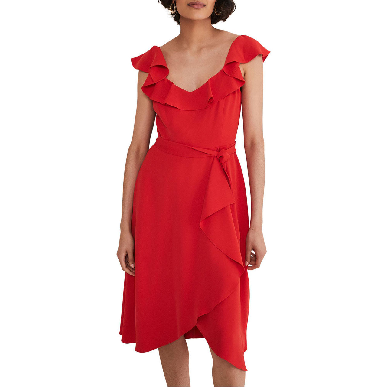 PHASE EIGHT Tatiana Frill Sleeve Dress