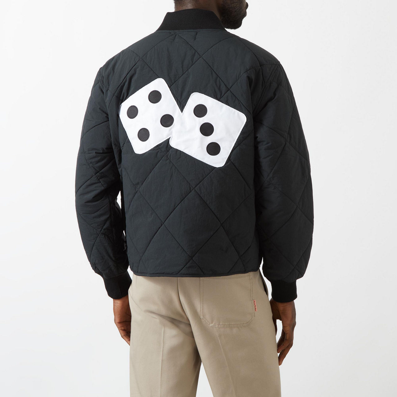 STUSSY Dice Quilted Bomber Jacket