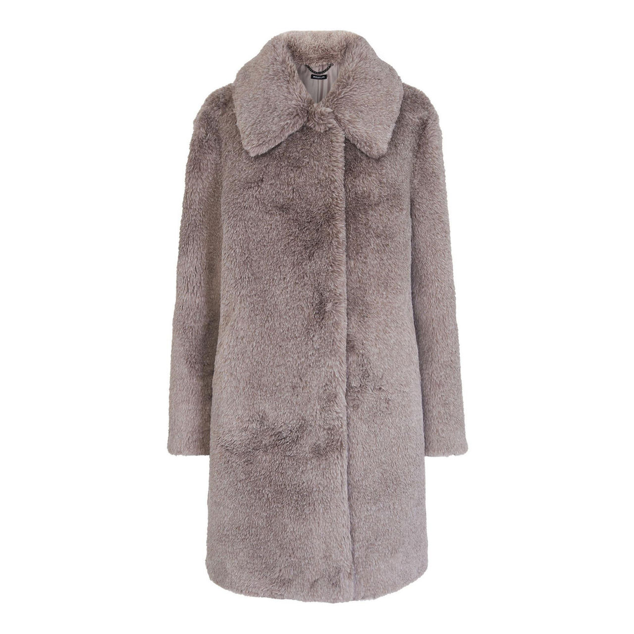 Leith faux store fur long coat