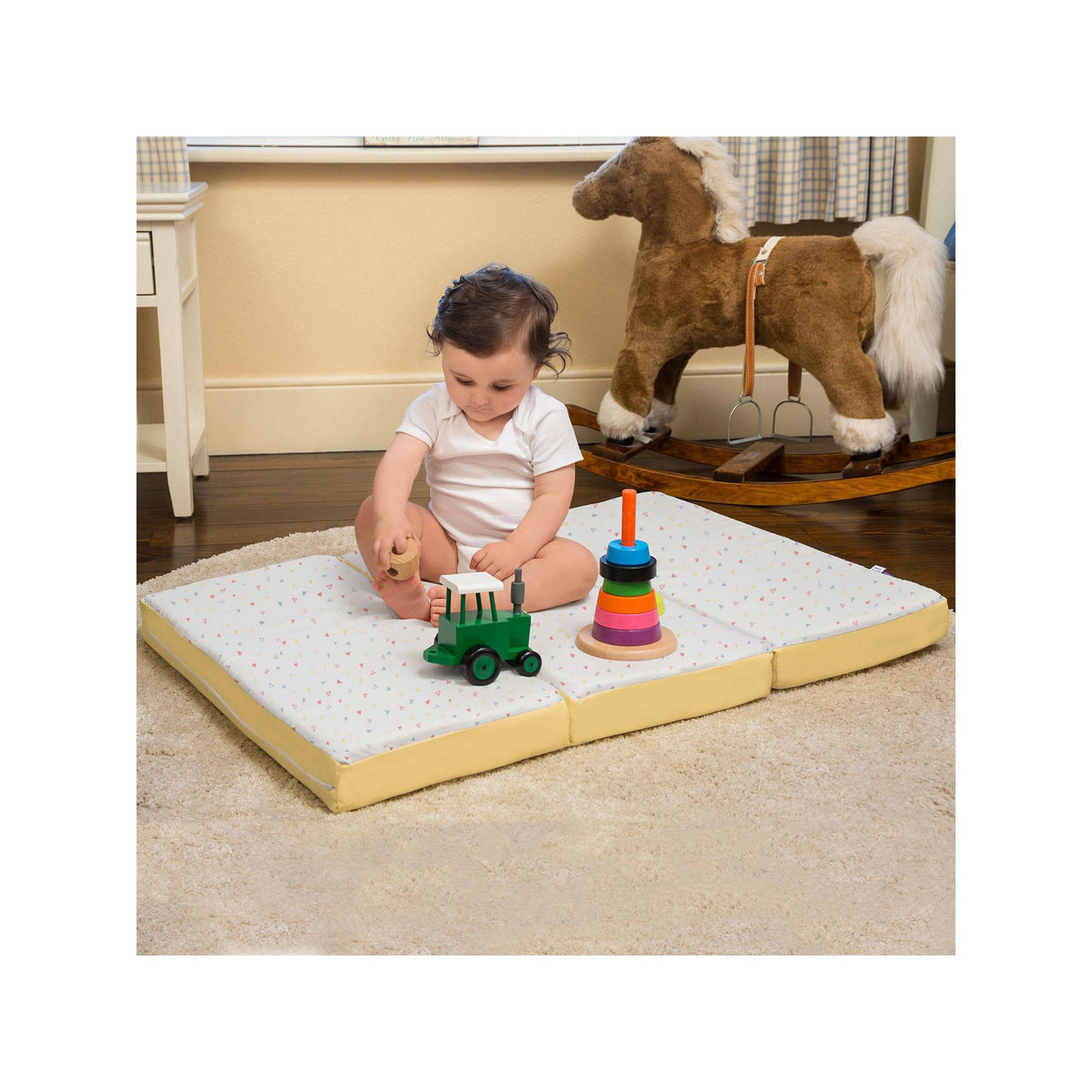 Clevamama foam 3 in 1 travel cot mattress online