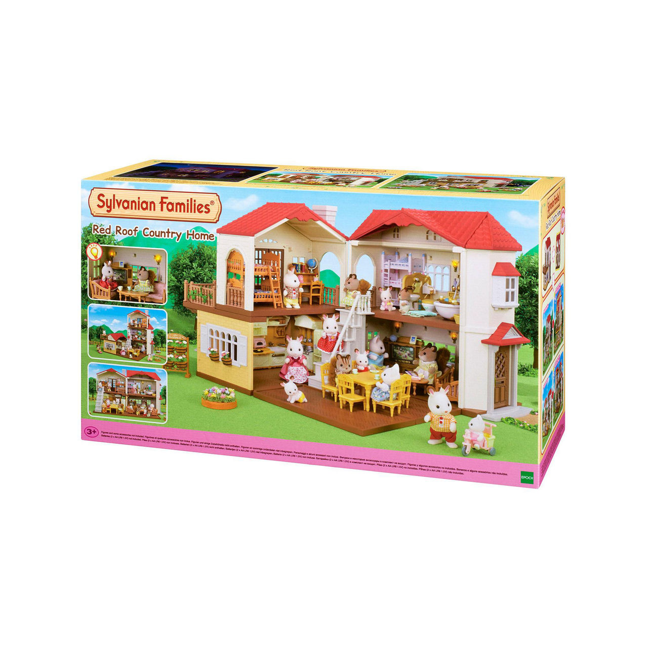 sylvanian red roof country home