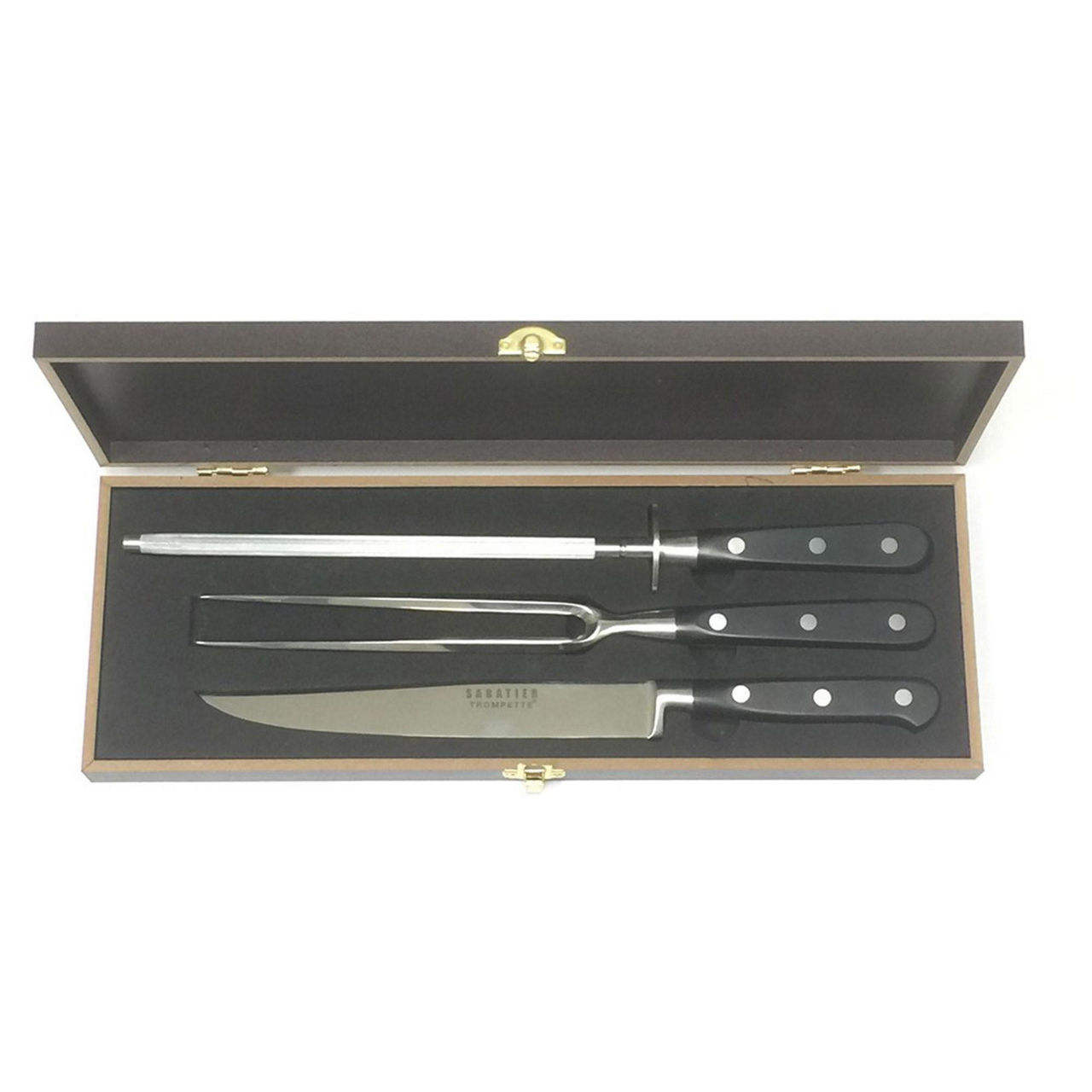 AMEFA Sabatier Trompette 3 Piece Carving Set