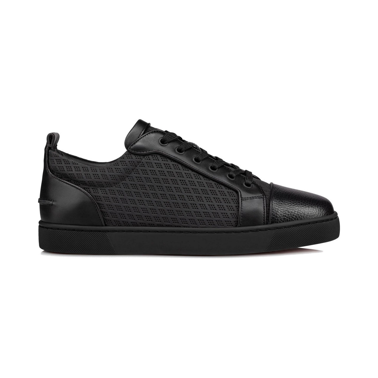 CHRISTIAN LOUBOUTIN Louis Junior Orlato Leather Trainers