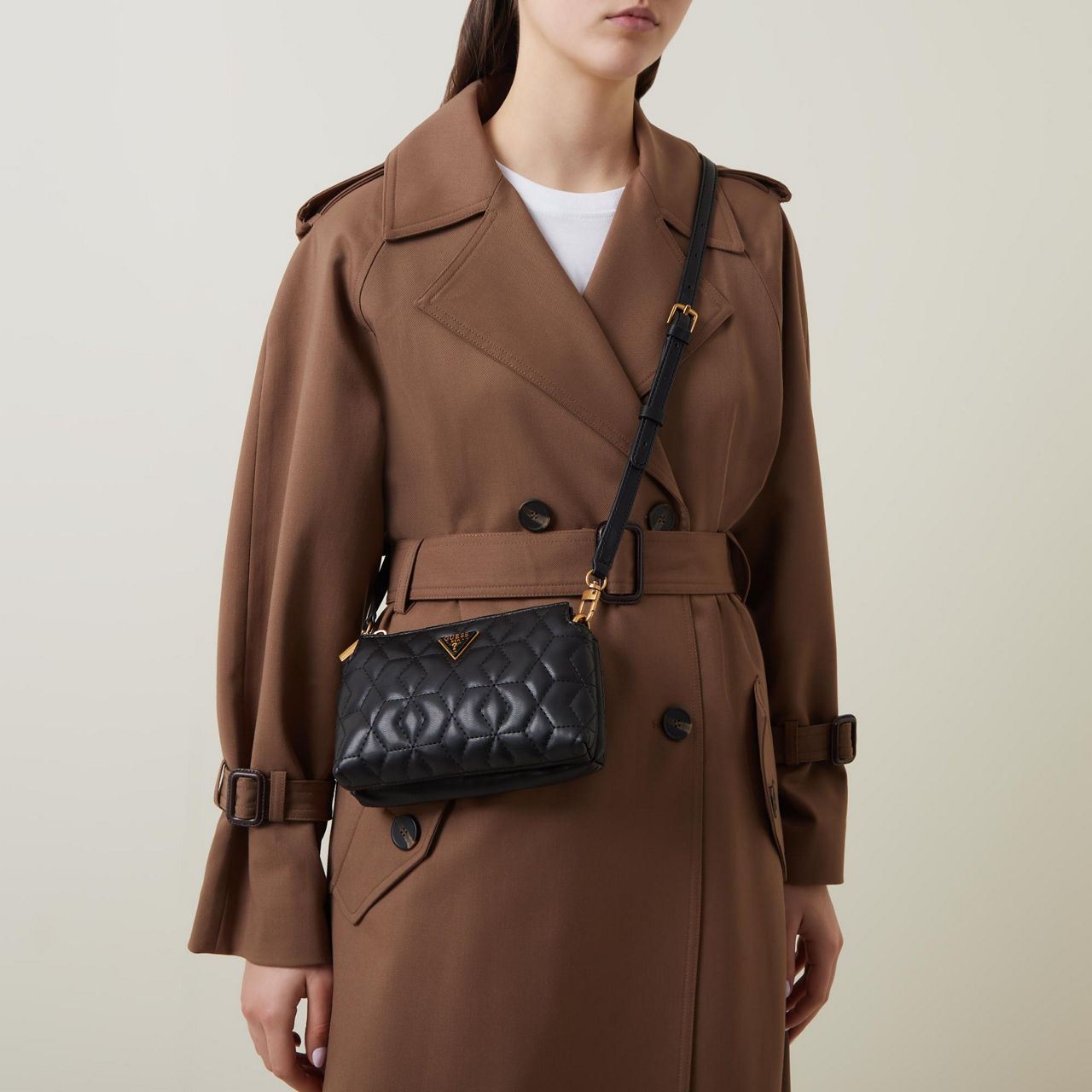 Elenia Diamond Quilted Mini Crossbody Bag