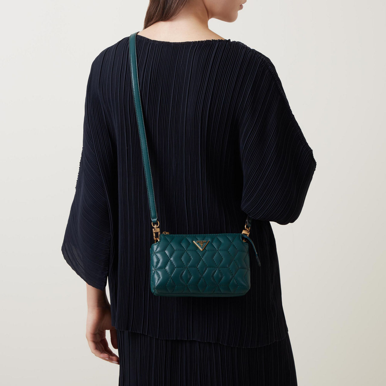 Elenia Diamond Quilted Mini Crossbody Bag