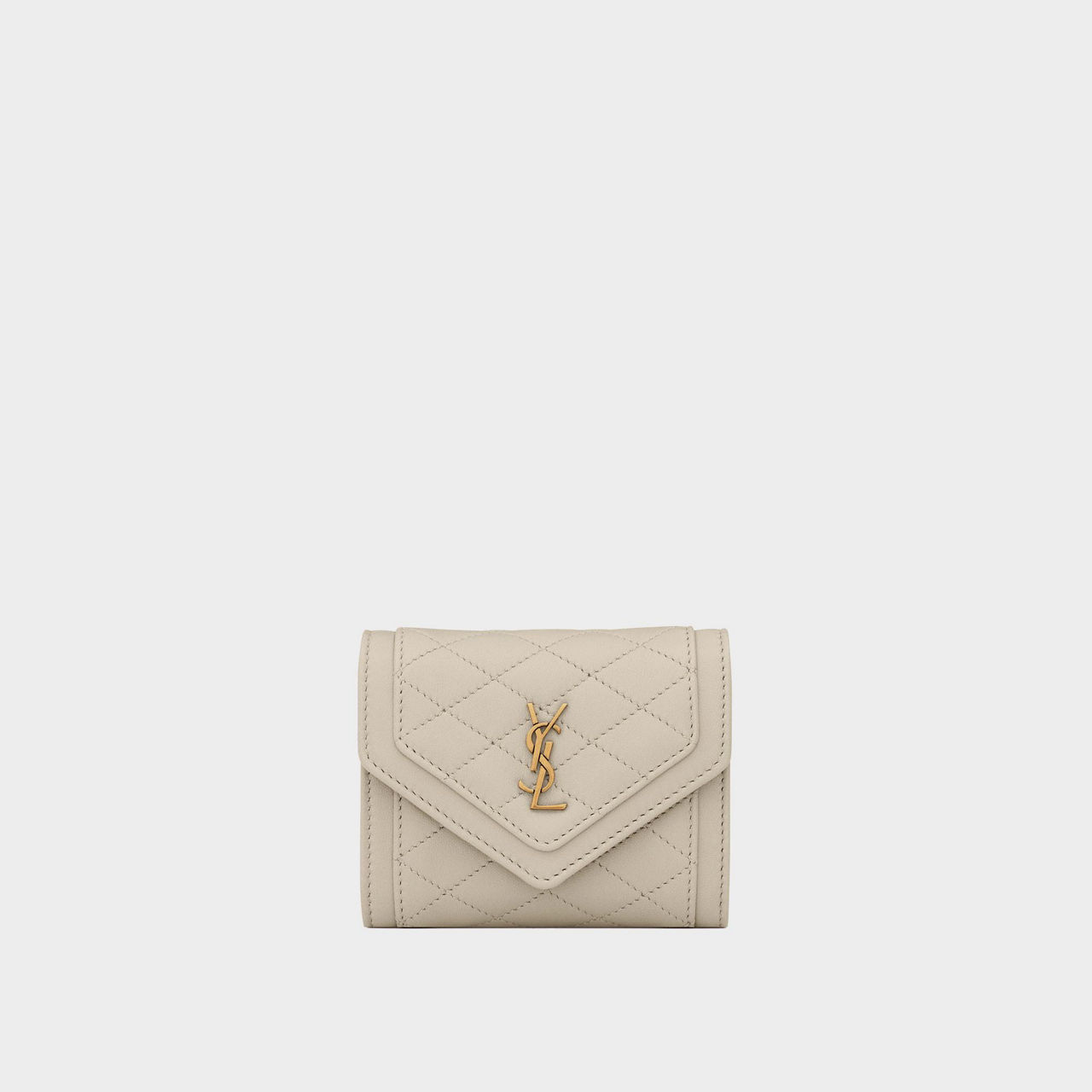 Ysl flap top discount leather envelope wallet