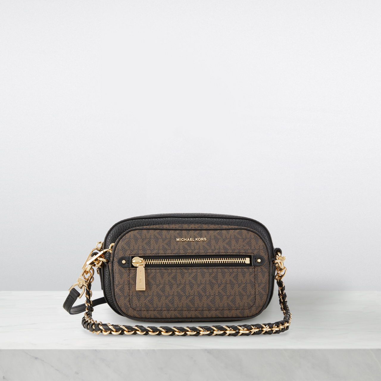 Michael kors brown on sale crossbody