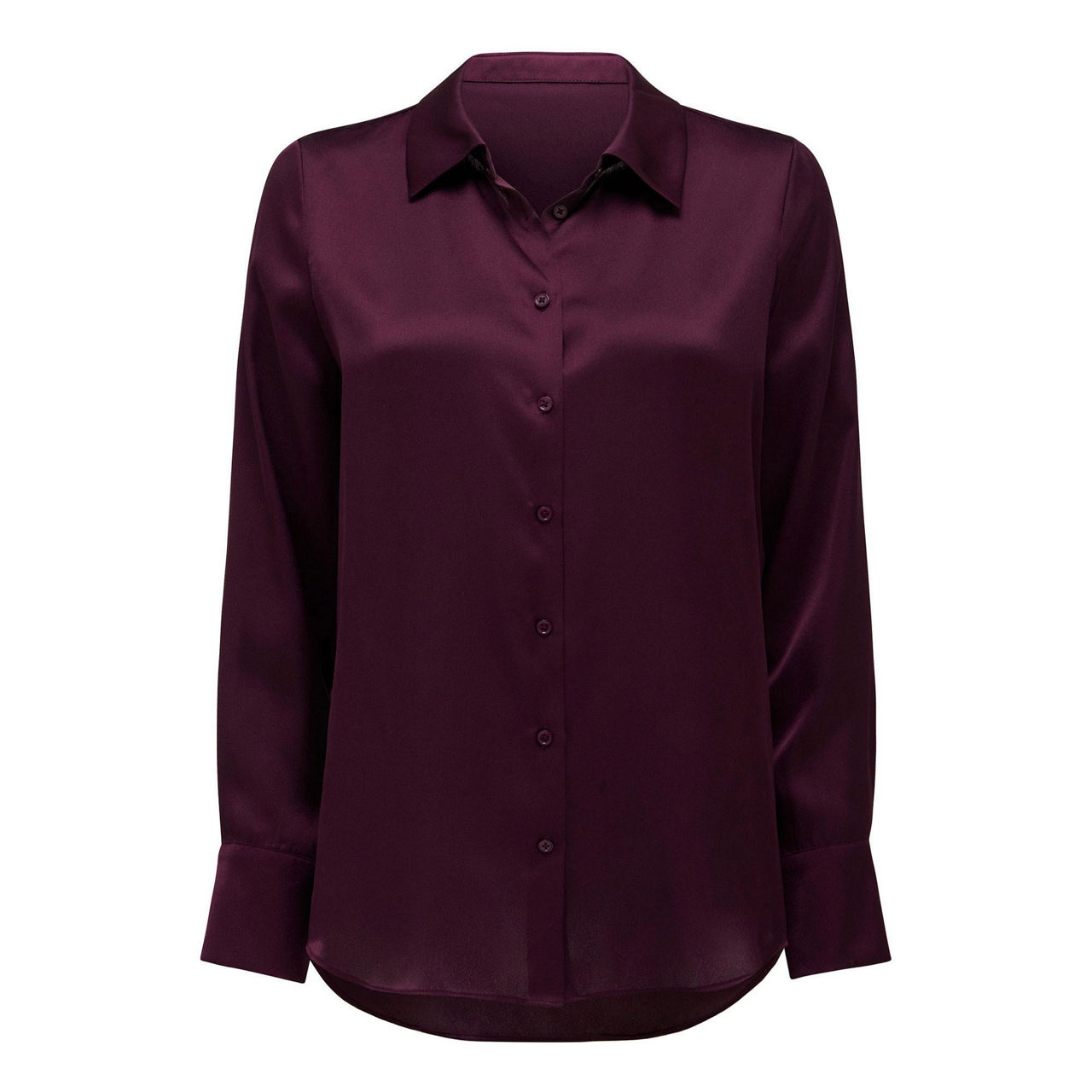 Buy Lila Longline Satin Shirt - Forever New