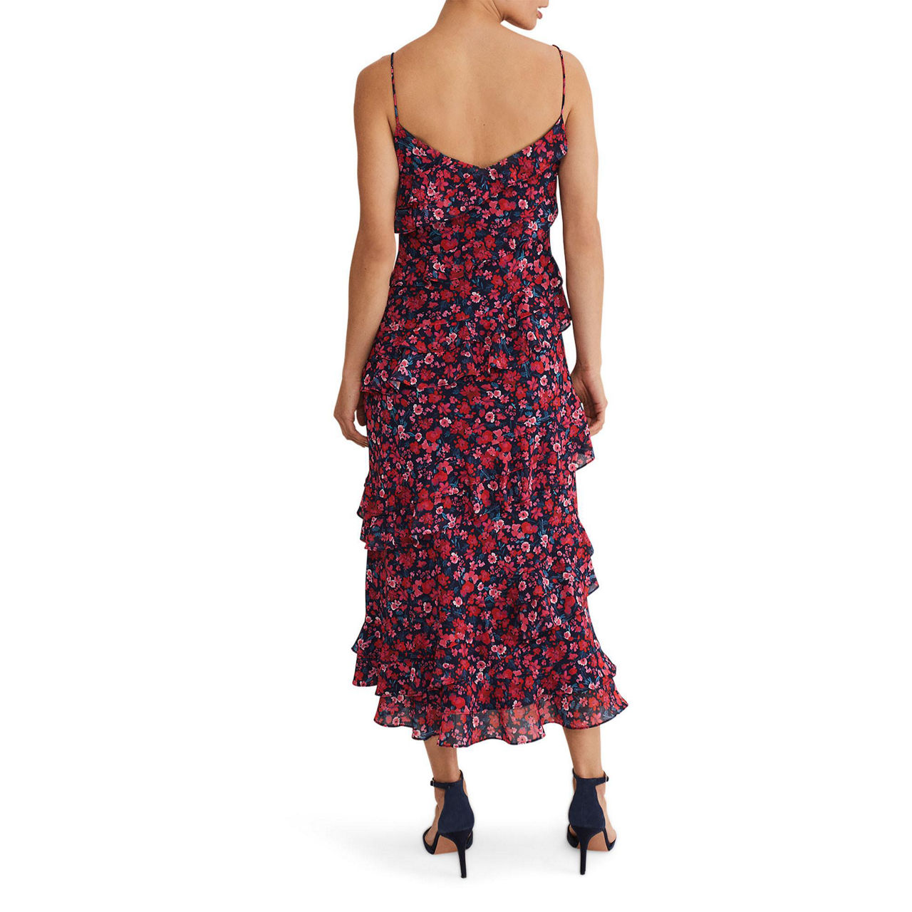 ASYMMETRIC MULTI FRILL DRESS JACK BE NIMBLE