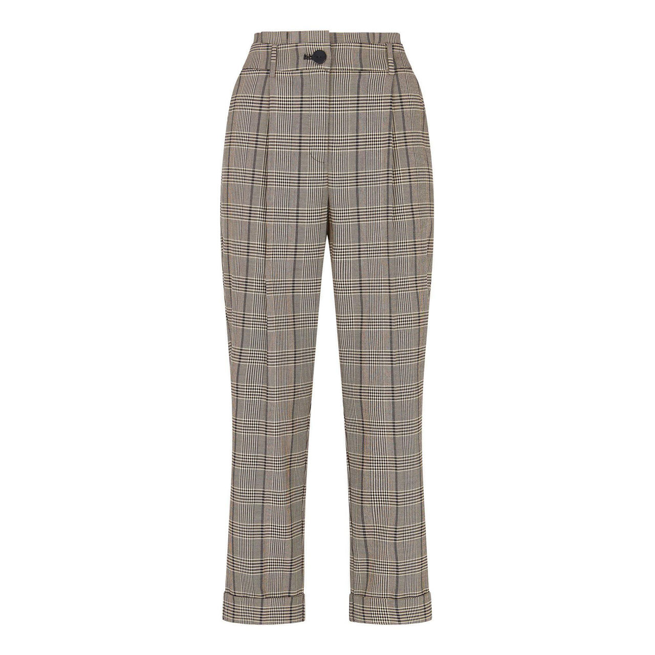 MINT VELVET Check Paperbag Trousers
