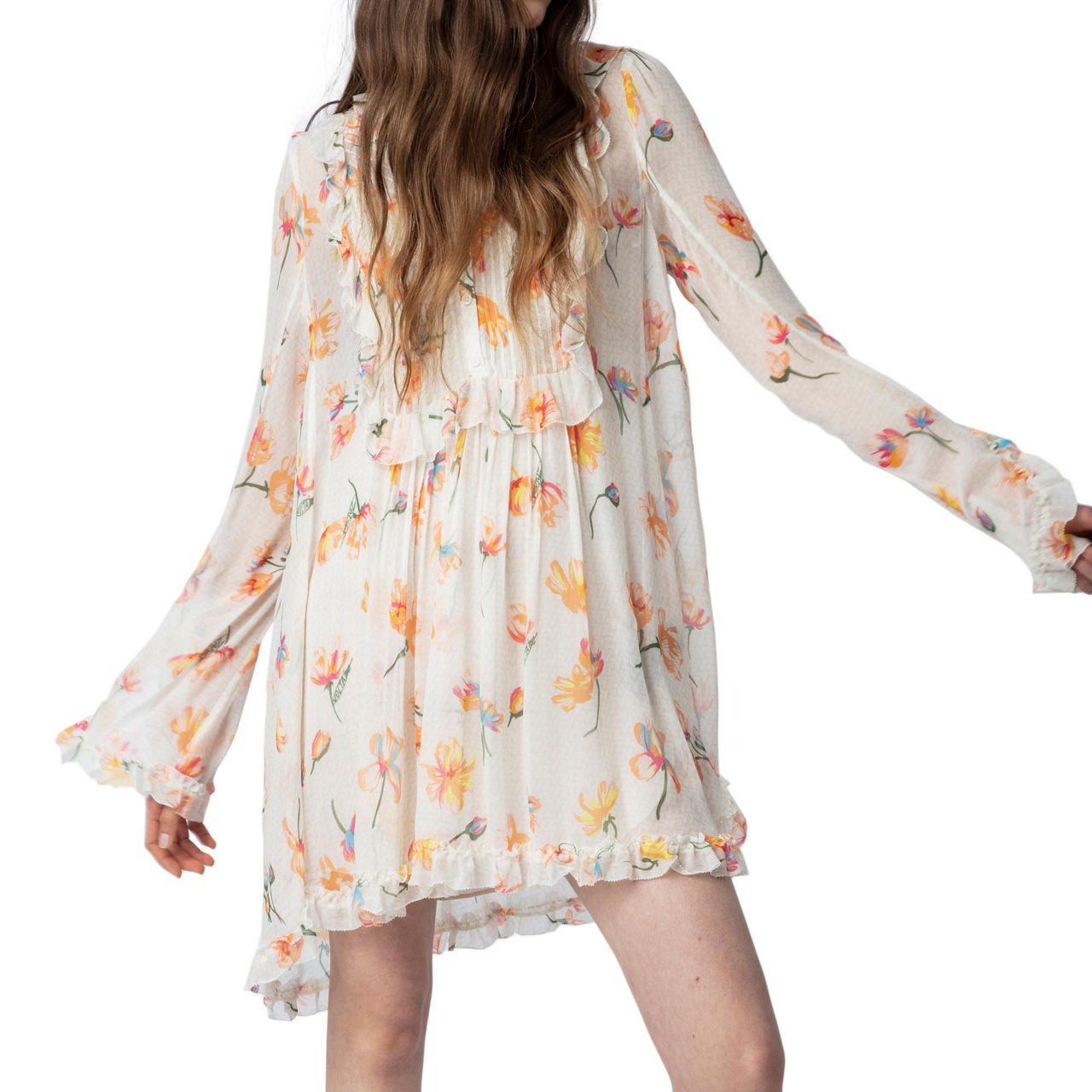 ZADIG&VOLTAIRE Rackel Floral Print Mousseline Dress