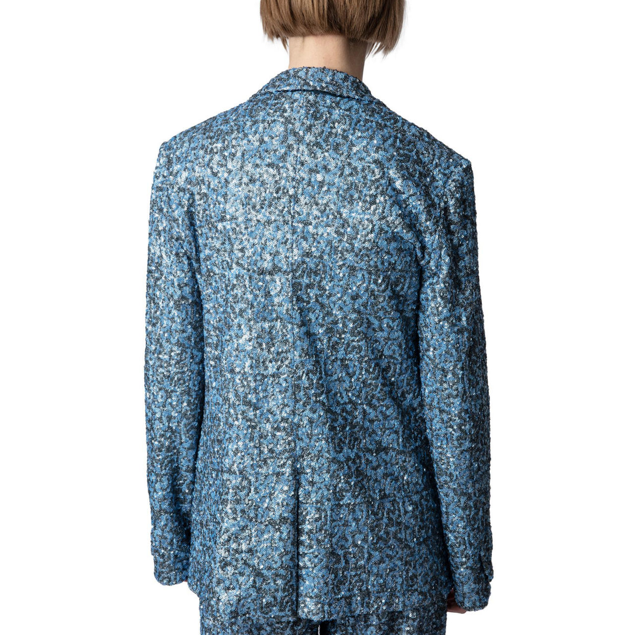 Blazer Noir Zadig & Voltaire, Modèle Vanille Lyocell, Taille S, Neuf Avec étiquettes