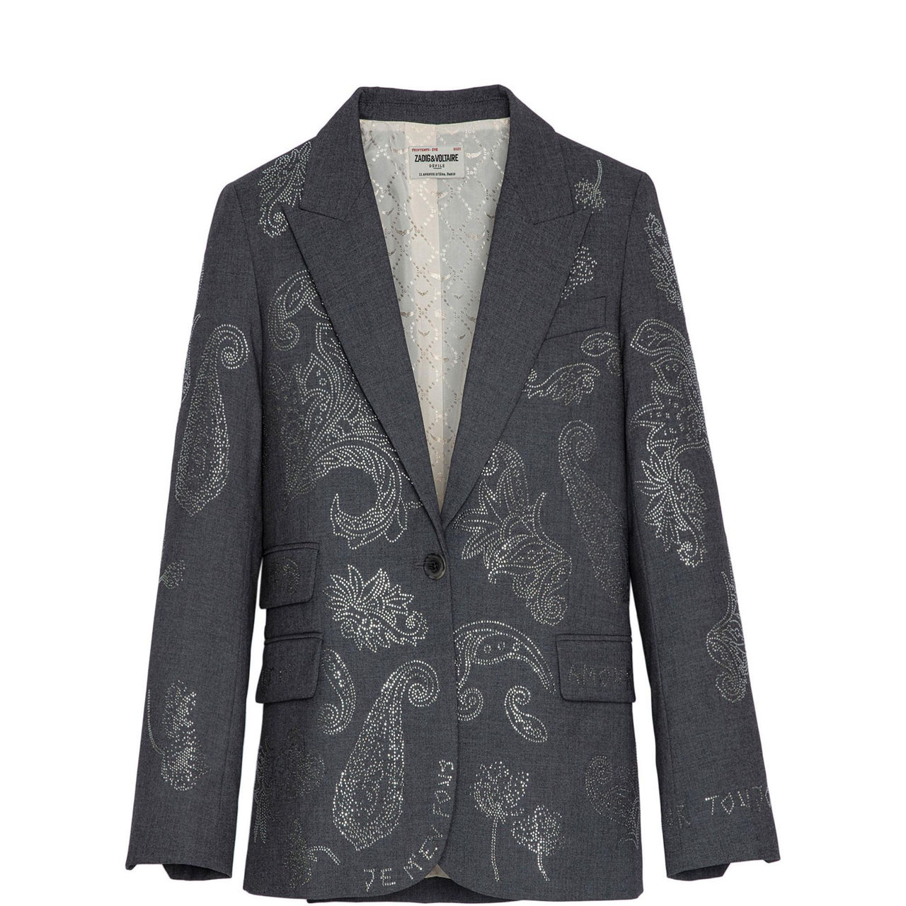 CLAUDIE PIERLOT Vimy Houndstooth Suit Jacket