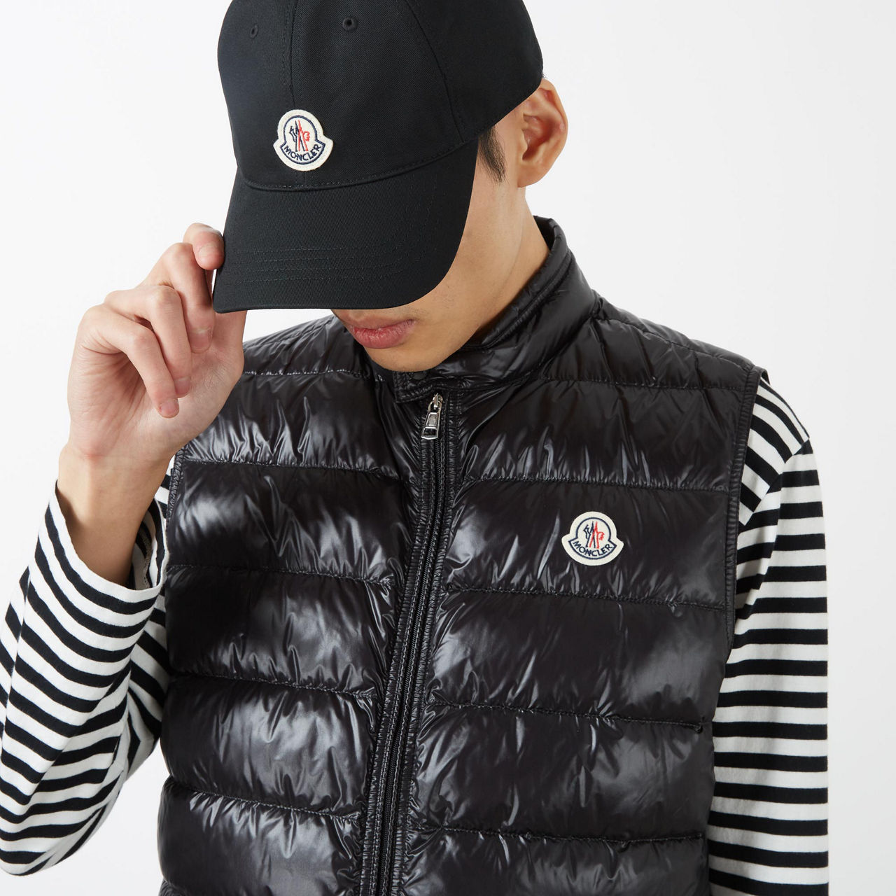 MONCLER Gui Down Puffer Gilet Black