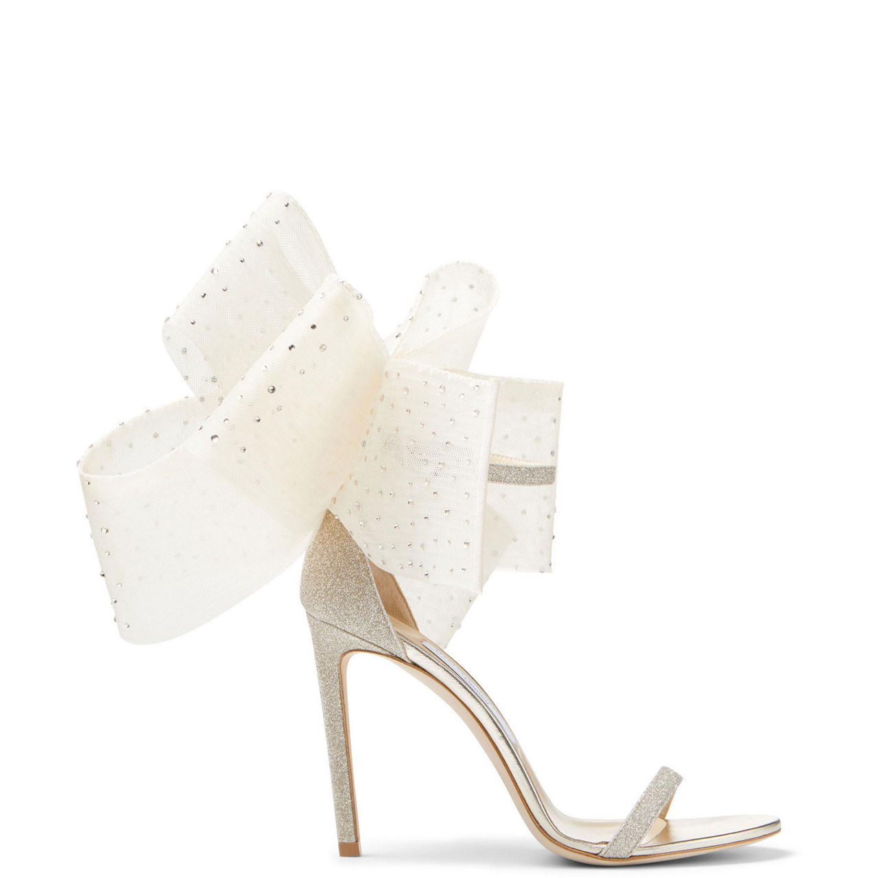 Aveline 100 Dusty Glitter Bow Sandals