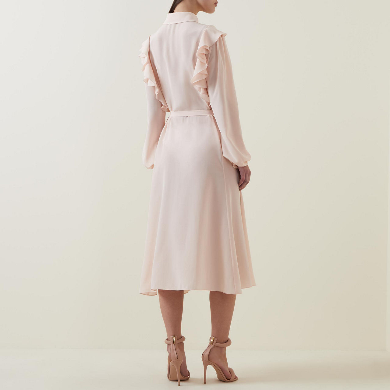 Frill Midi HOT Frill Midi Midi Dress Whistles Green Frill Boho Midi Dress