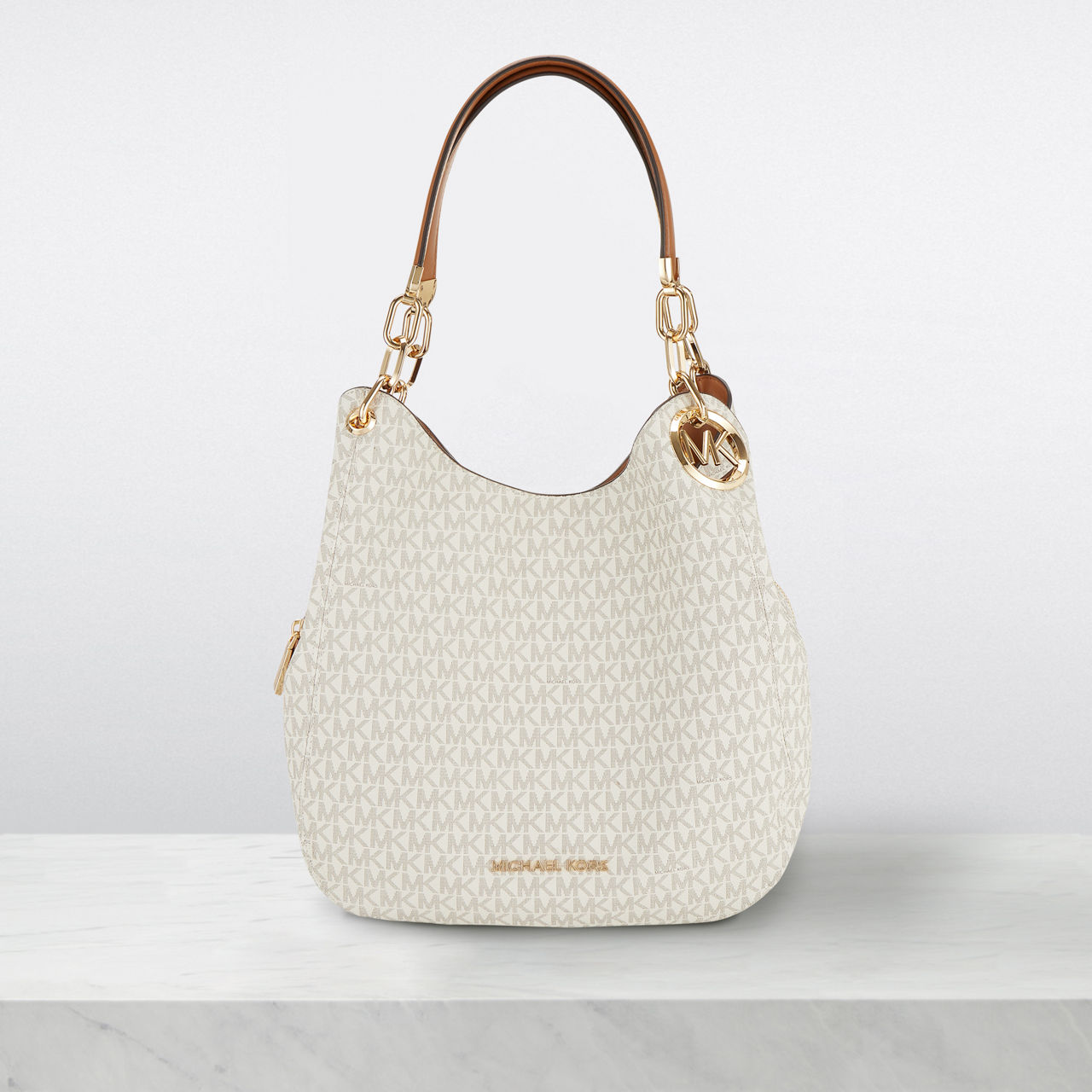 Michael kors large chain tote sale