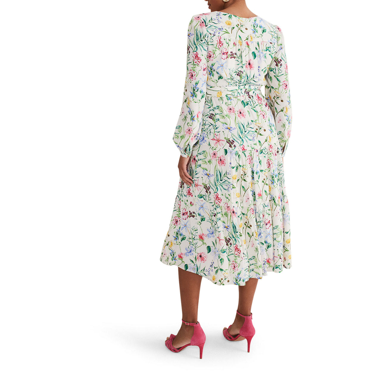 Maya Floral Printed Midi Dress