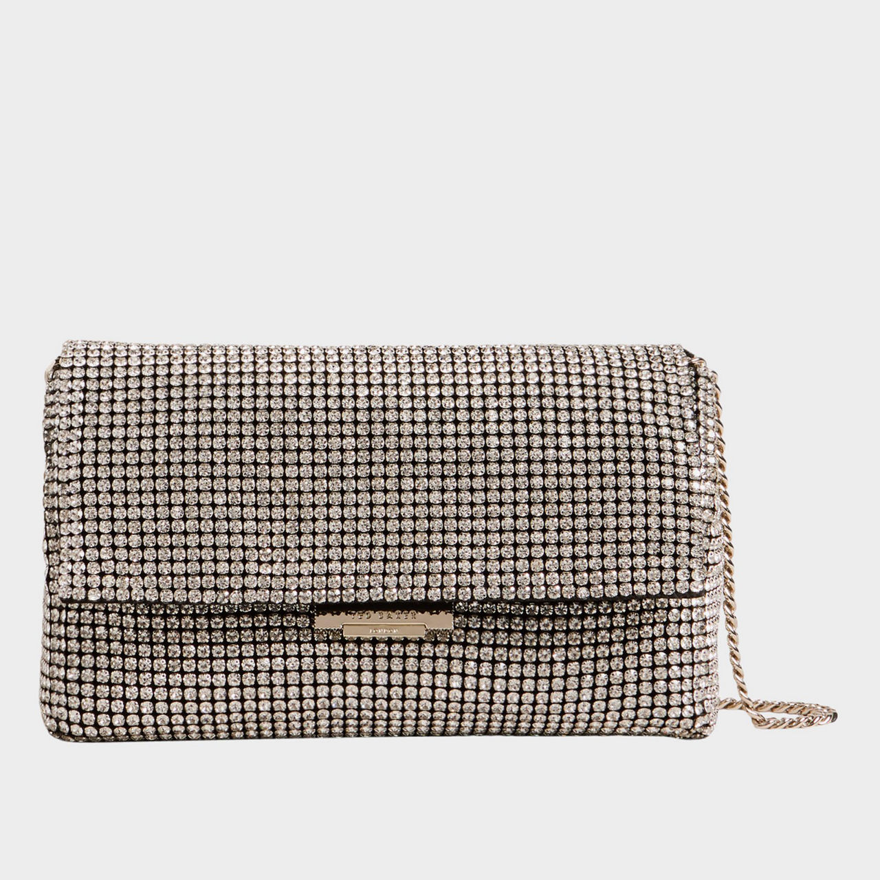 Glitzet Crystal Baguette Clutch Bag