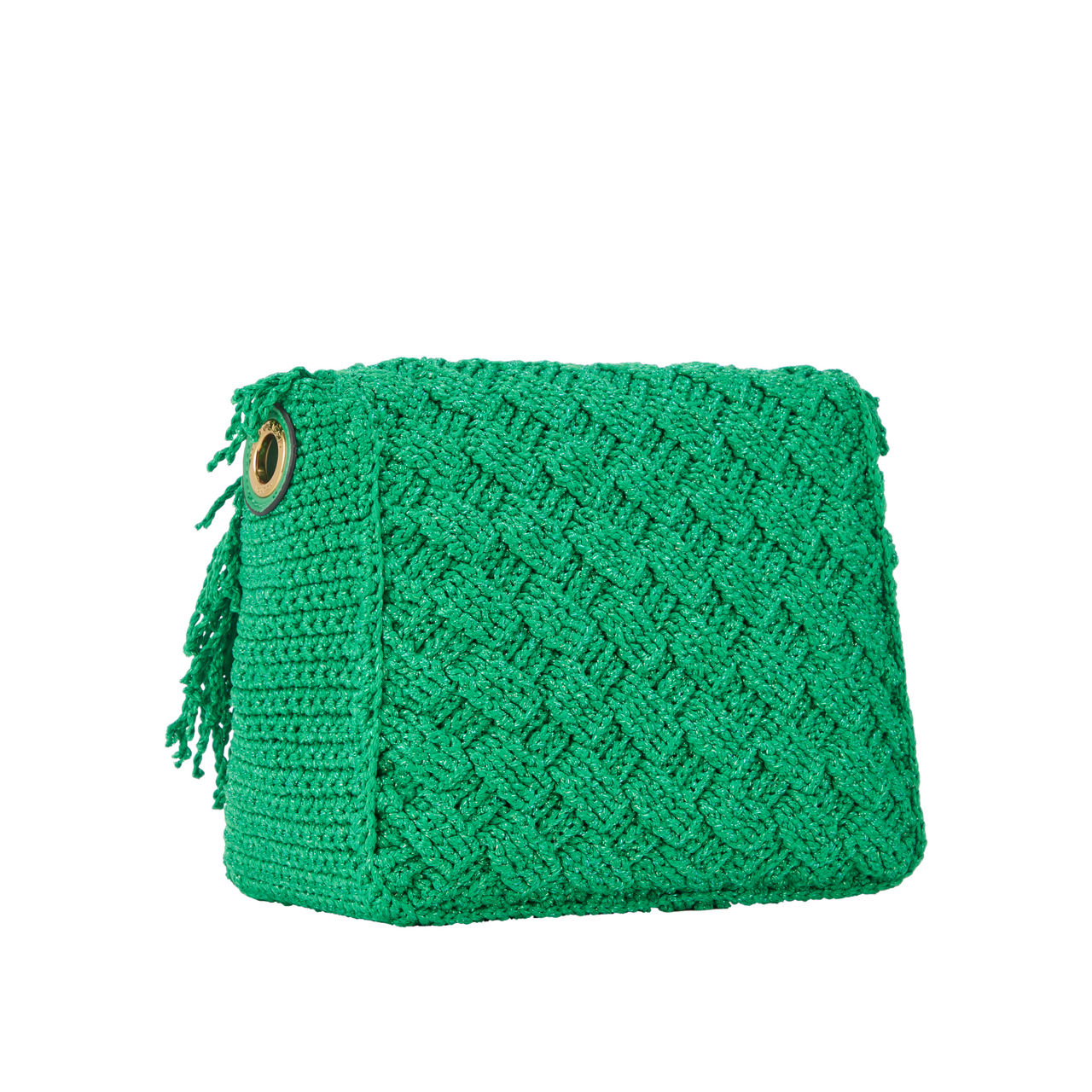 Crochet Fringe Kensington Shoulder Bag