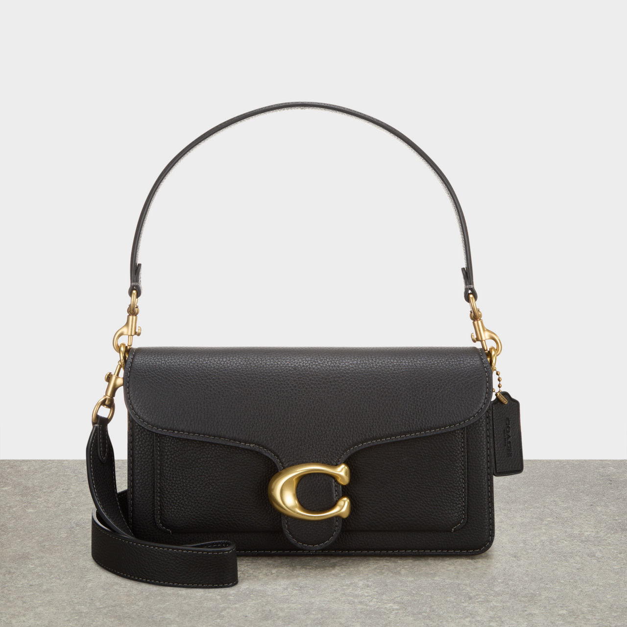 Coach tabby leather shoulder bag on sale