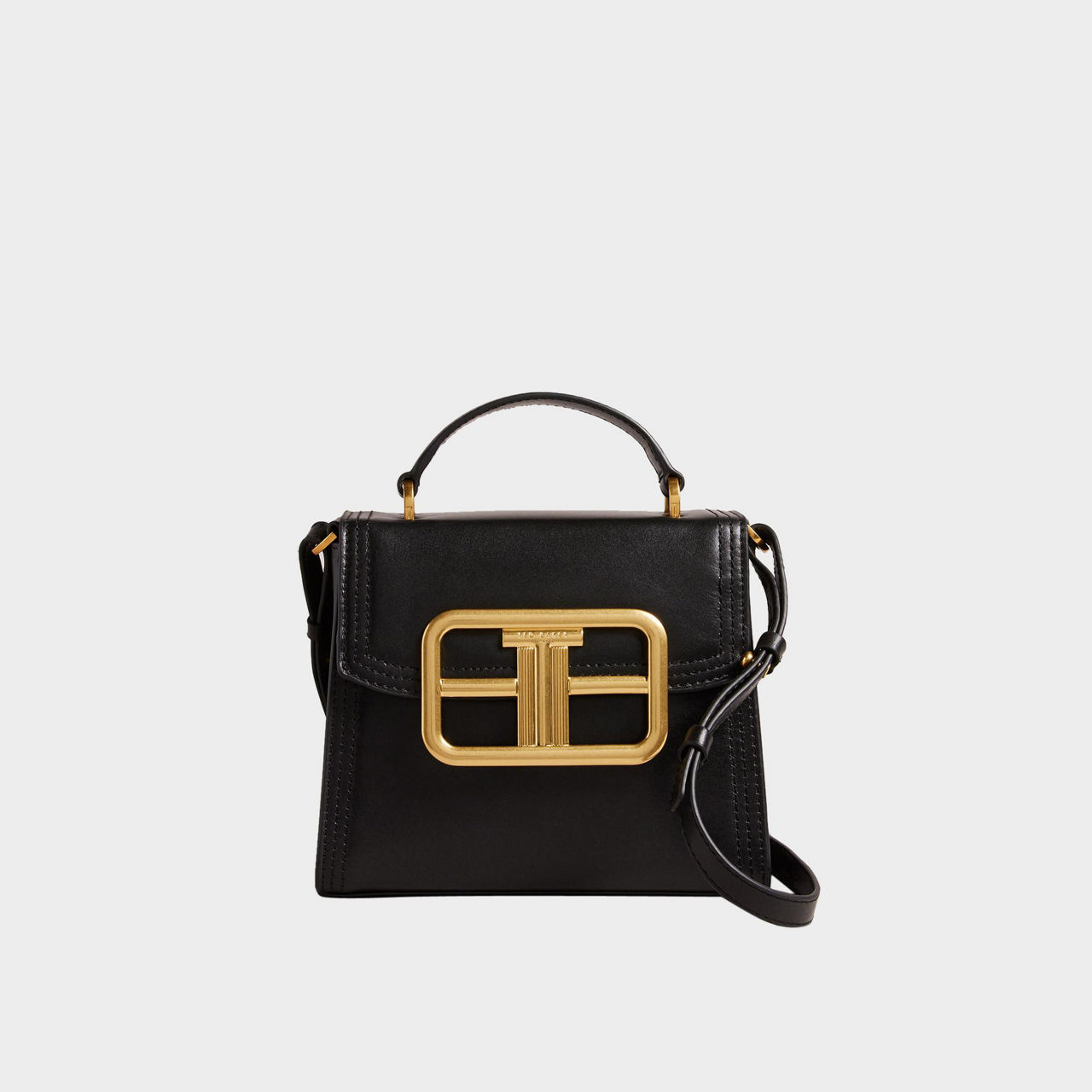 Tikina Statement Hardware Top Handle Bag
