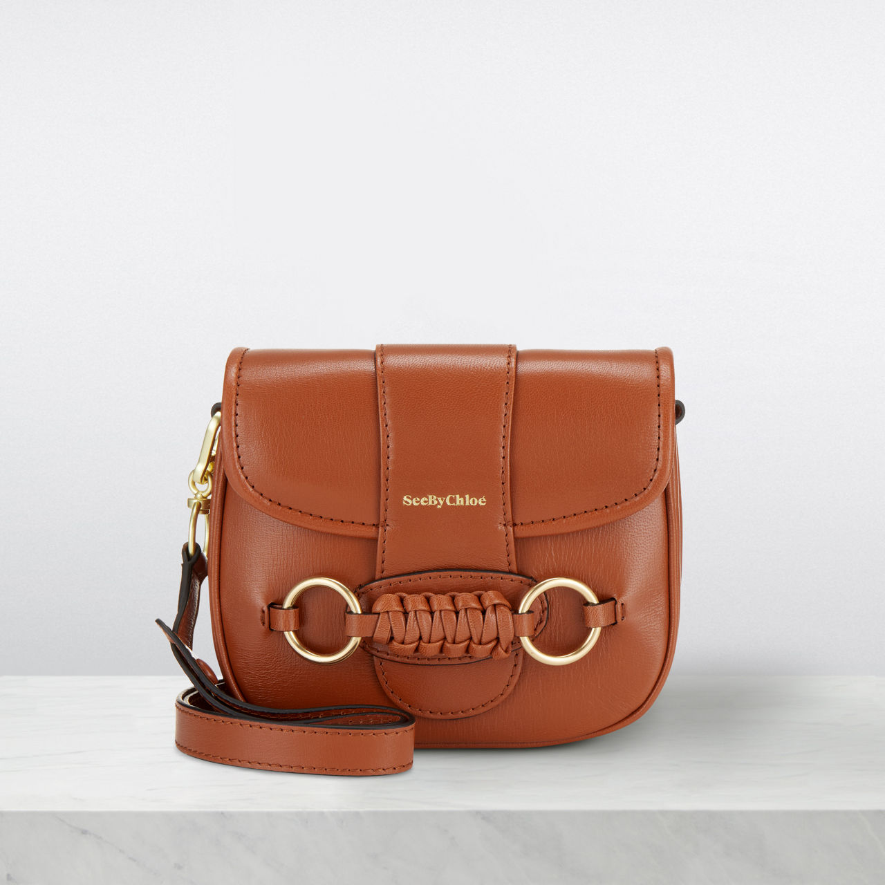 SEE BY CHLOE Saddie Leather Shoulder Bag