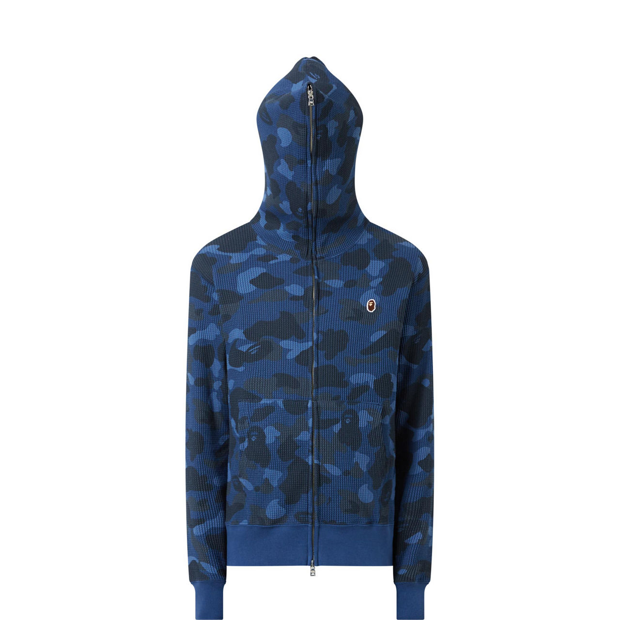 Bape College Gradation Relaxed Fit Full Zip Hoodie Blue