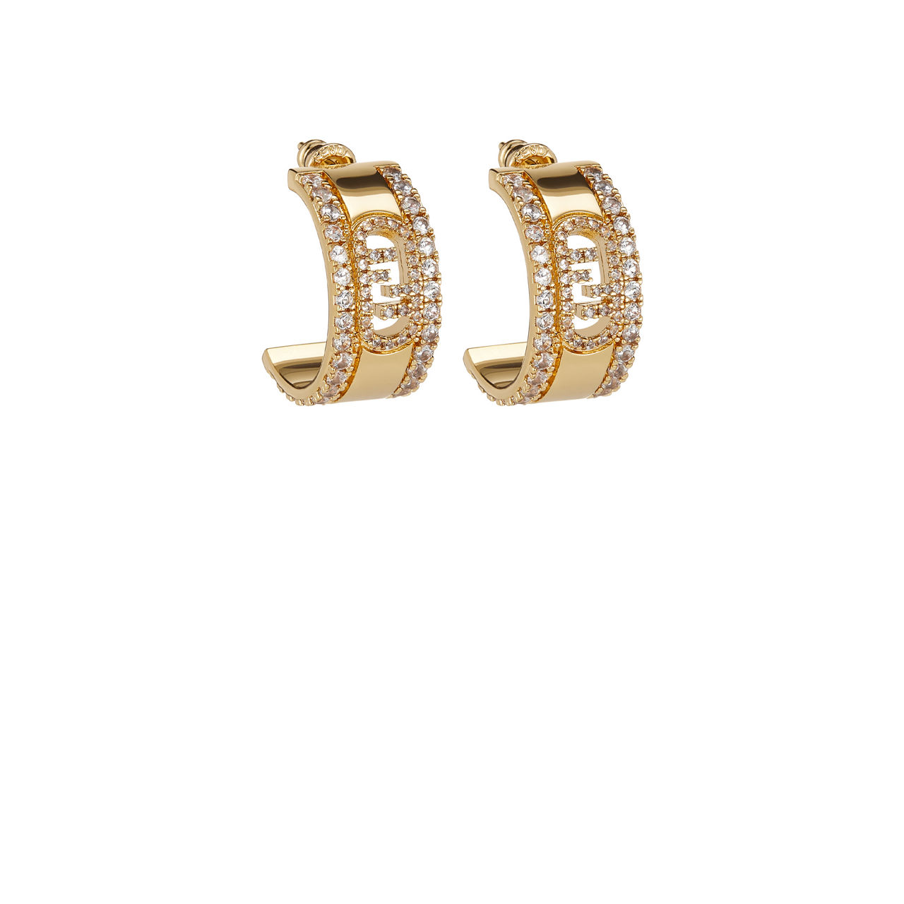 Fendi hoop earrings clearance