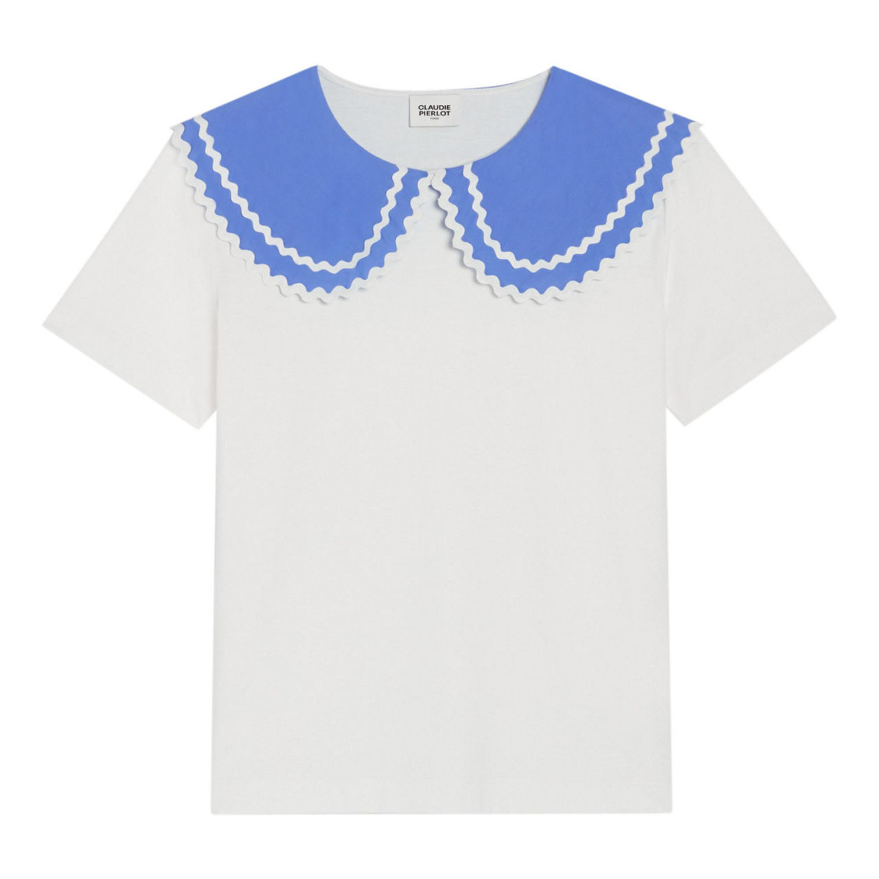 CLAUDIE PIERLOT Tino Collared T Shirt