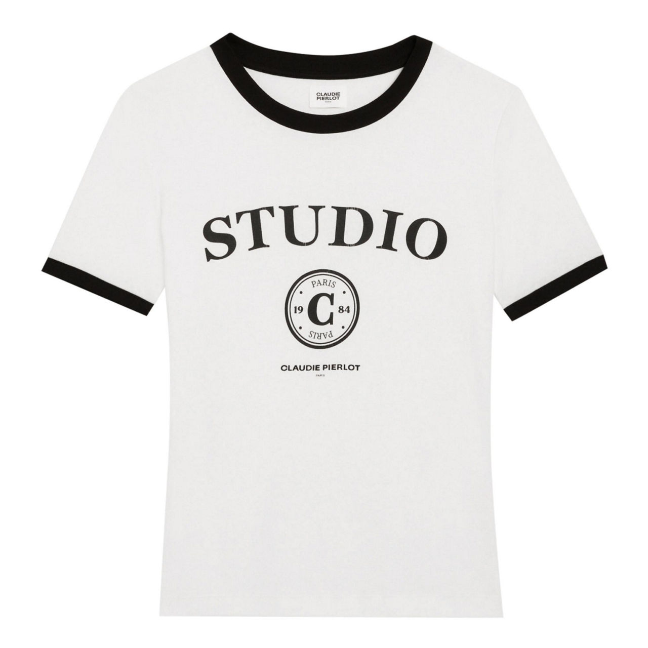 CLAUDIE PIERLOT Trailer Studio Ringer T Shirt