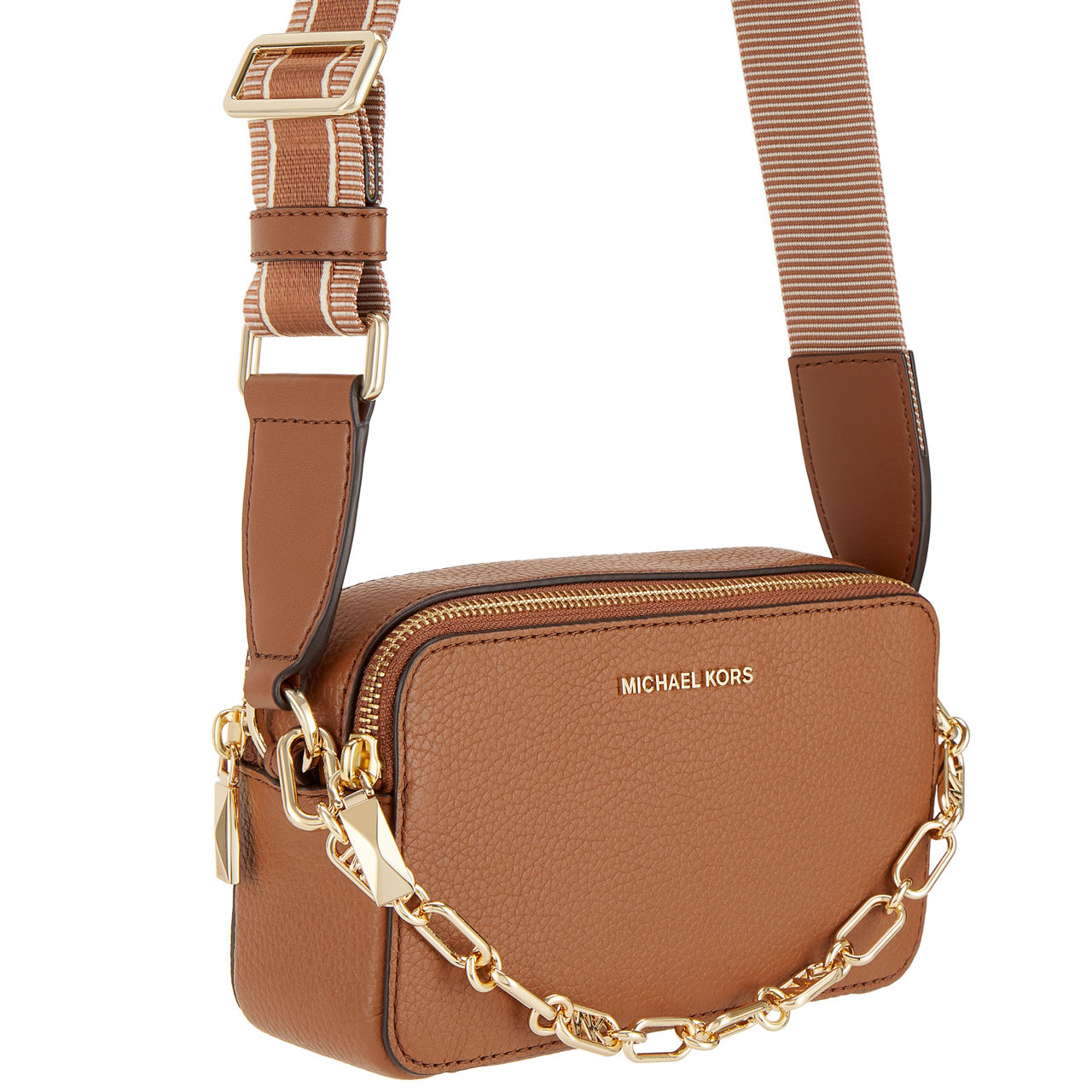 Michael kors 2025 double zipper crossbody