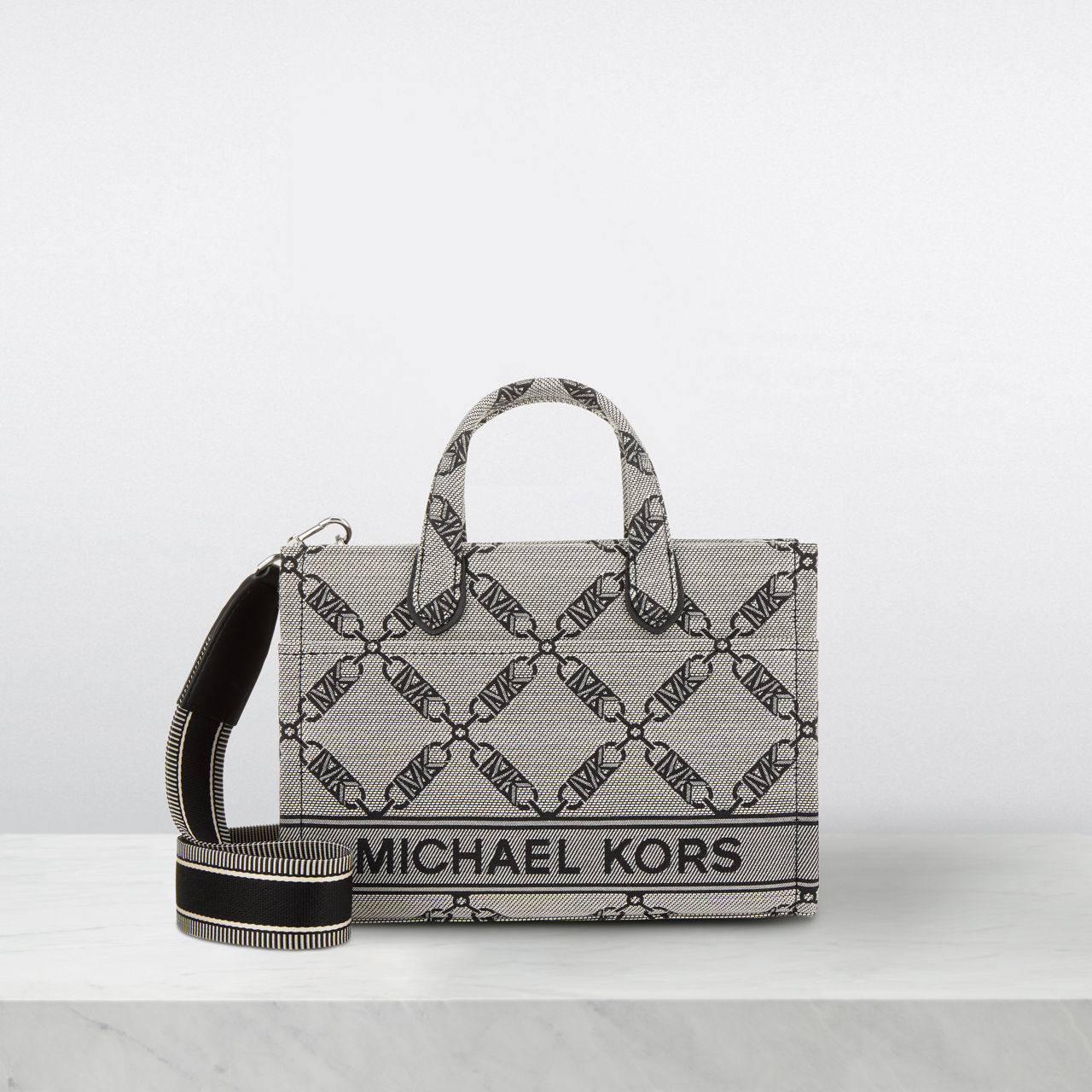 Michael Michael Kors - Women's Gigi Tote Bag - Gray - Cotton