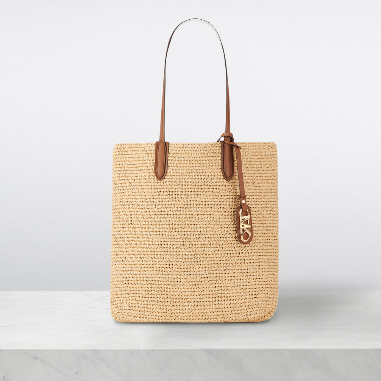 Michael kors raffia on sale bag
