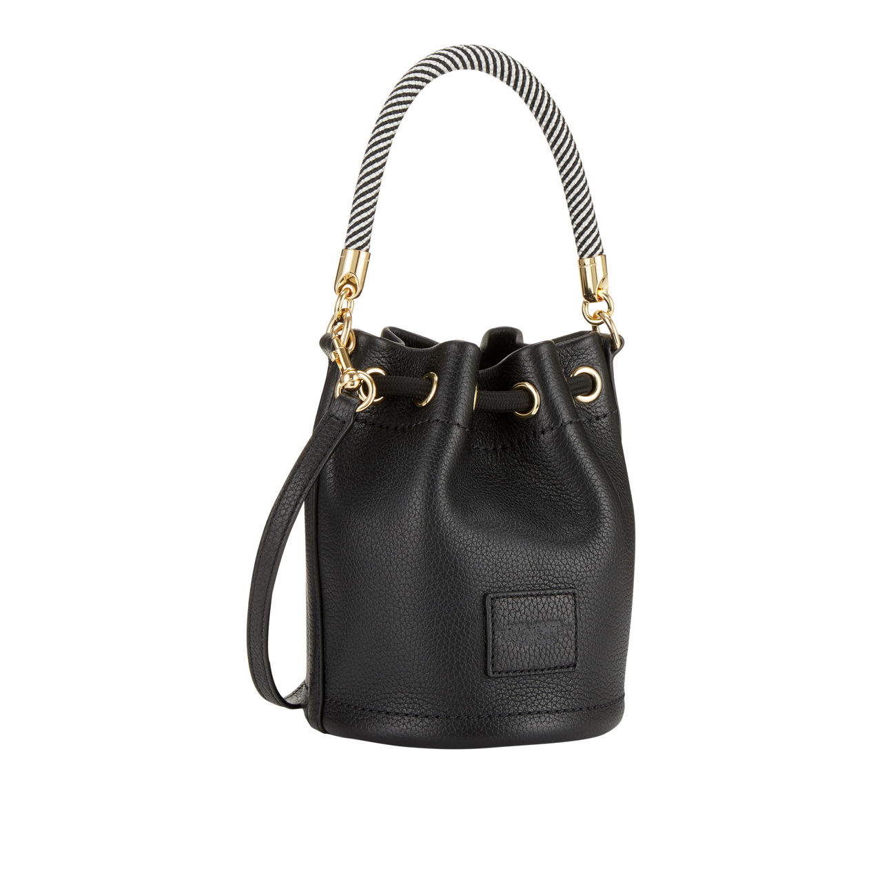 Marc jacobs black bucket bag sale