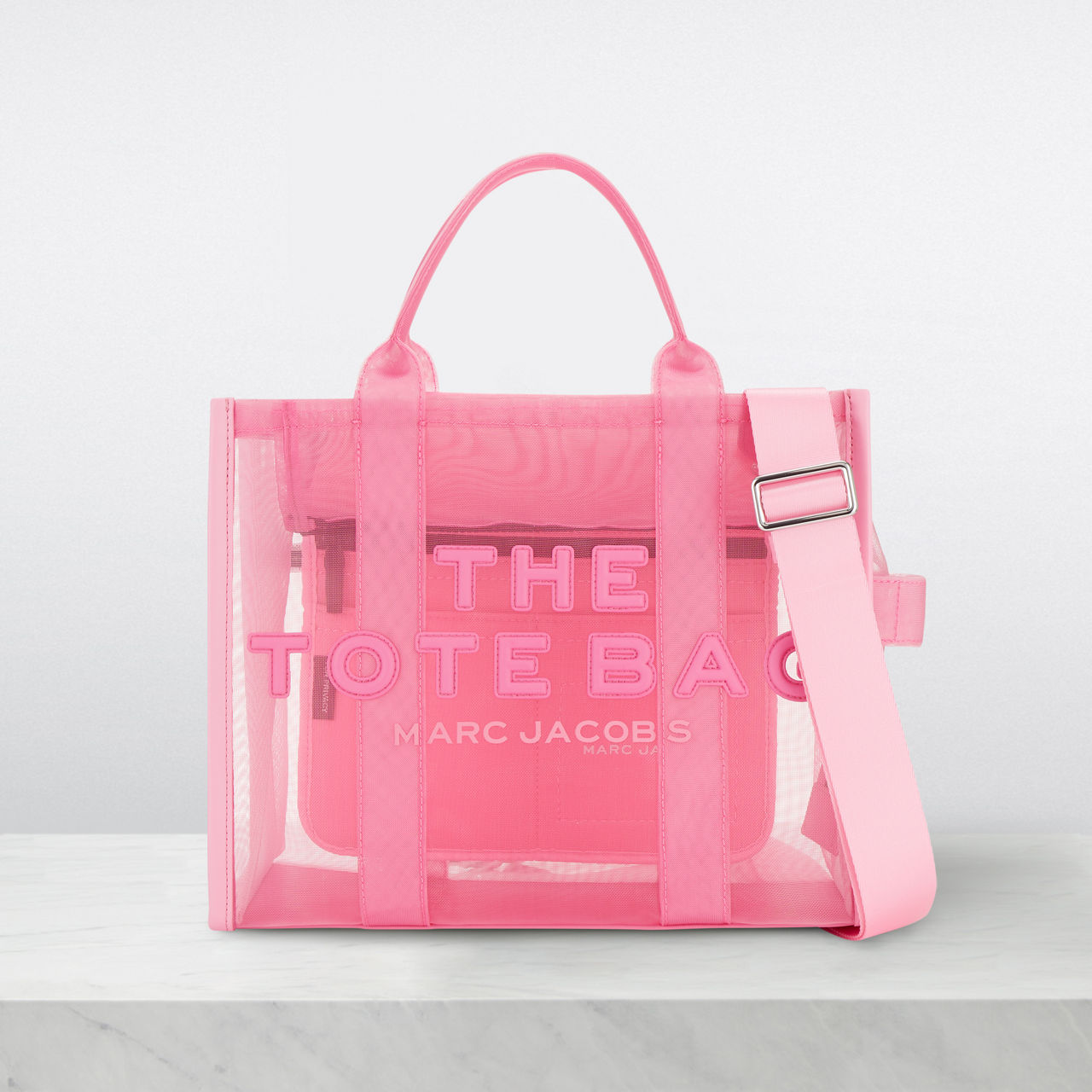 Marc Jacobs The Mesh Medium Tote Bag in Pink