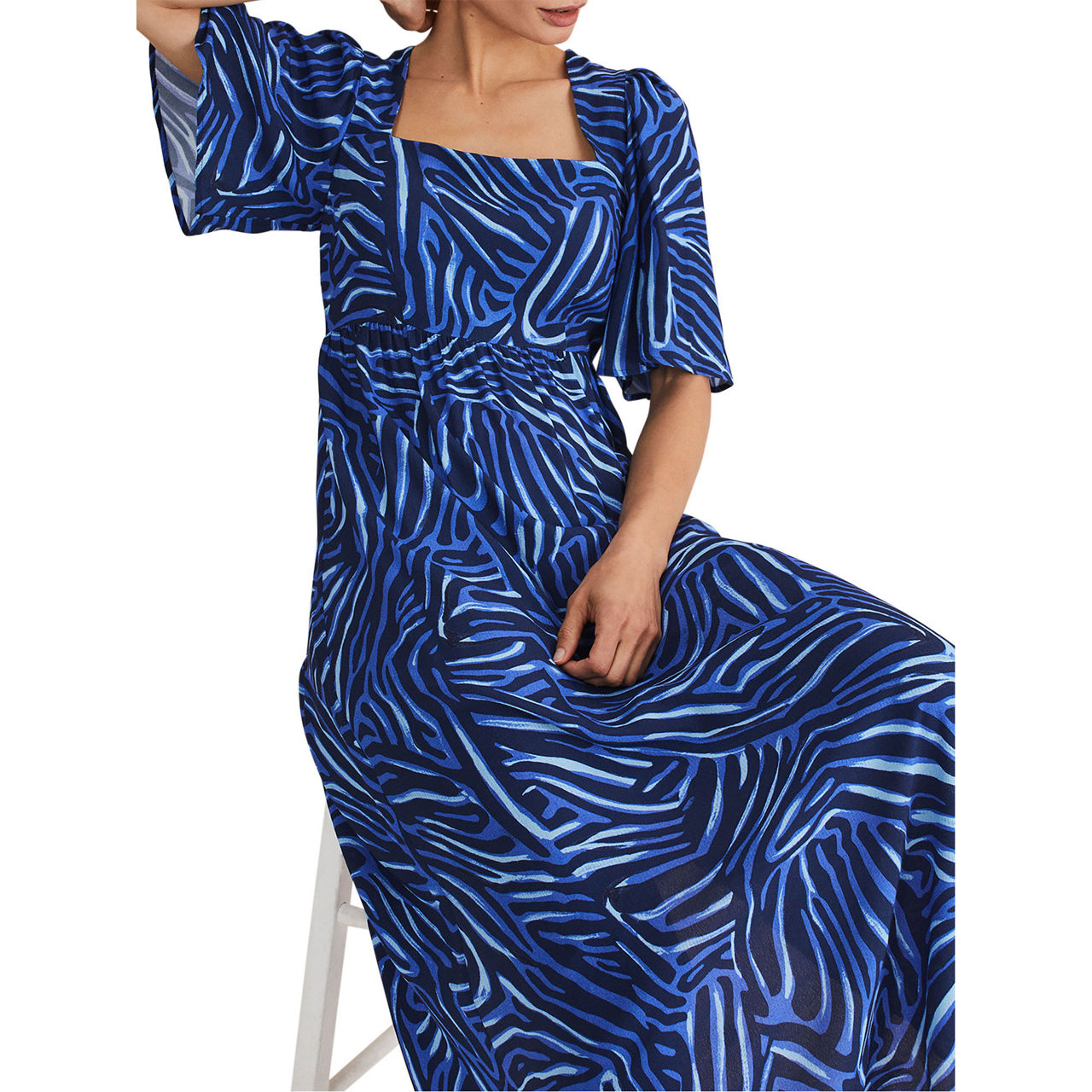 ALIZA BIRD PRINT DRESS