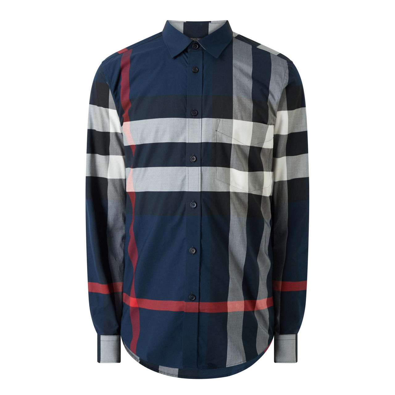 Burberry large check clearance shirt