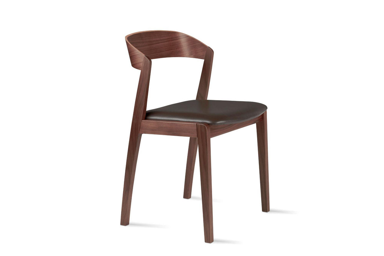 Skovby SM825 Dining Chair Walnut Oil + Leather