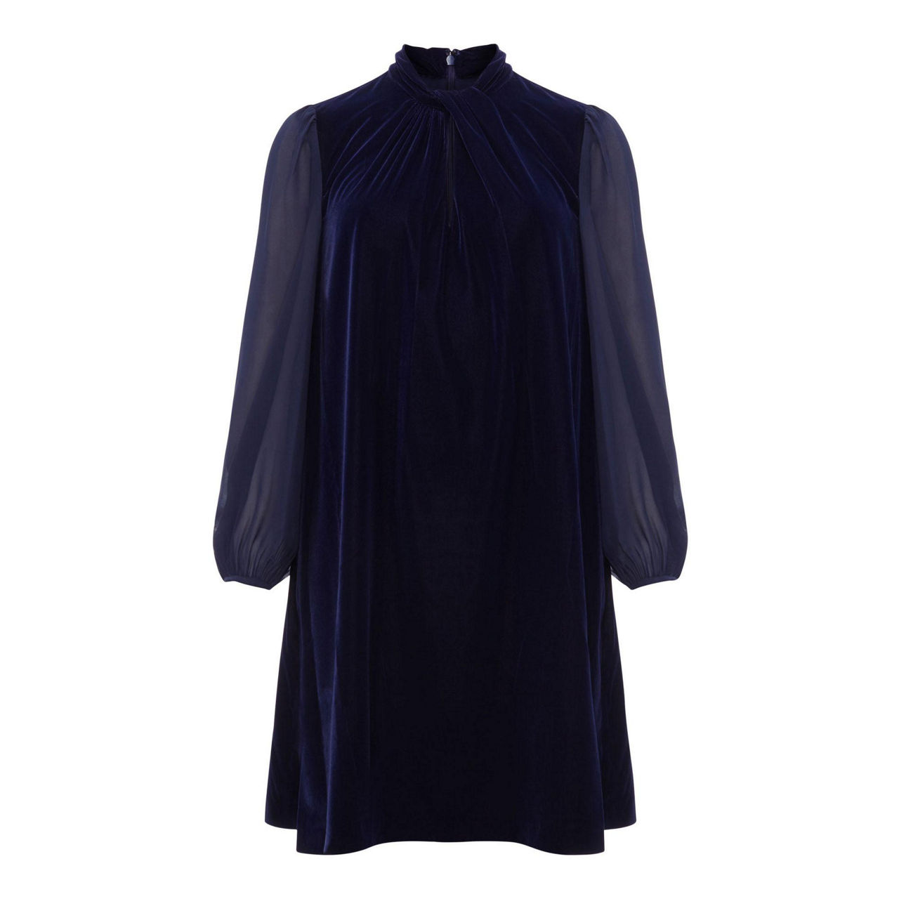 HOBBS Faye Velvet Mini Dress