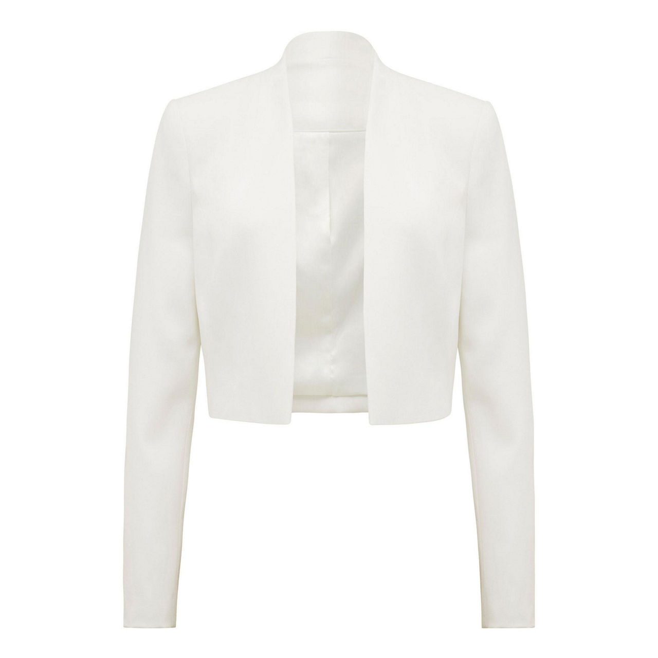 FOREVER NEW Carla Cropped Jacket White