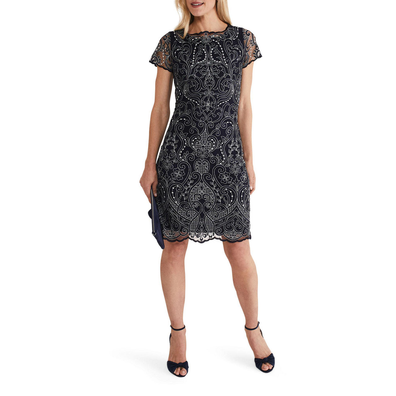 PHASE EIGHT Esme Embroidered Dress