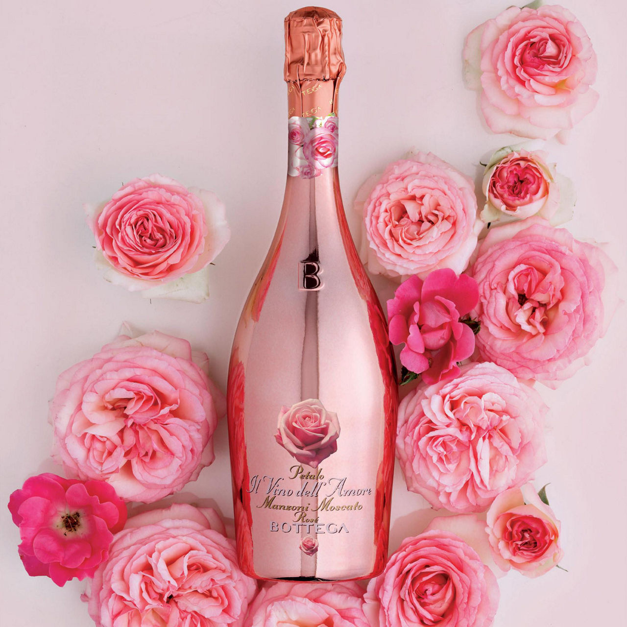 BOTTEGA Petalo Manzoni Moscato Rosé Manzoni Moscato Spumante Dolce Gift ...