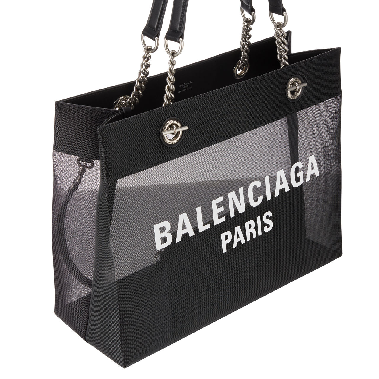 Balenciaga see through discount bag